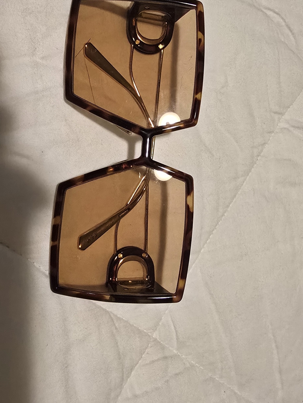 Dior 30Montaigne SU Square Sunglasses in Tortoise Brown